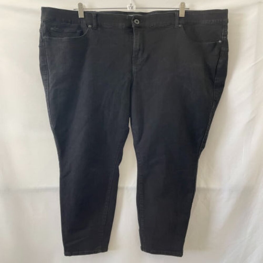 Torrid Feel The Fit Womens Black Premium Stretch Bombshell Skinny Jeans Size 24R